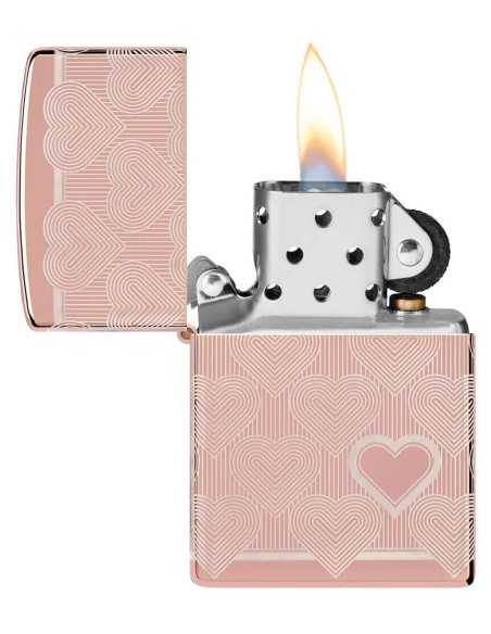 فندک زیپو طرح قلب Zippo 49811 (HEART DESIGN)