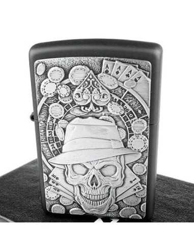 فندک زیپو Zippo 49183 (GAMBLING SKULL)