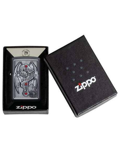 فندک زیپو نگین سواروسکی Zippo 49755 (ANNE STOKES GOTHIC GUAR)