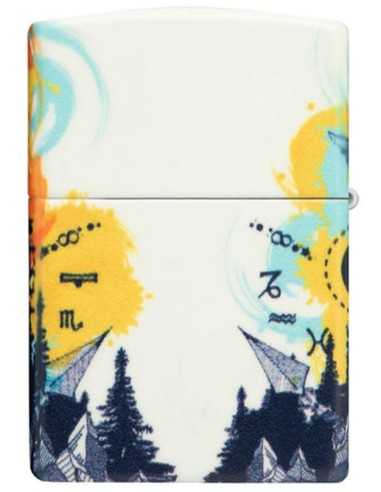 فندک زیپو طرح قطب نما شبرنگ Zippo 49805 (COMPASS DESIGN)