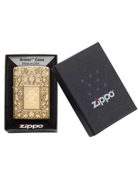 فندک زیپو آرمورکیس طرح عشق چینی Zippo 49022 (CHINEESE LOVE)