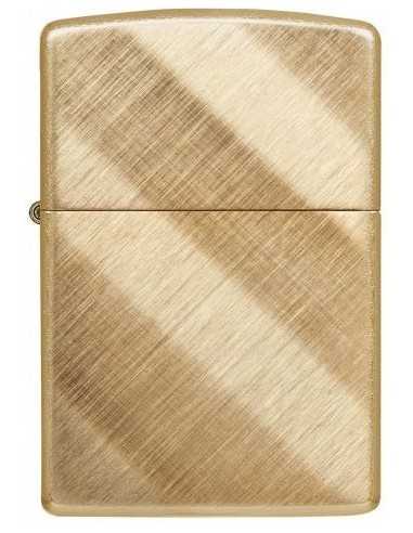 فندک زیپو طلایی مورب Zippo 29675 (Weave Brass)