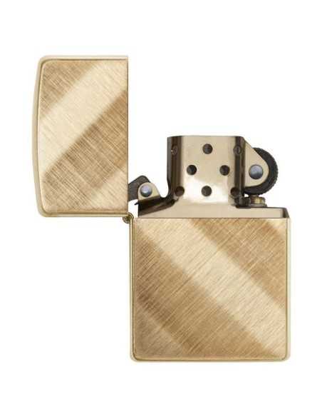 فندک زیپو طلایی مورب Zippo 29675 (Weave Brass)
