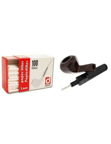 فیلتر پیپ 3 میلی متری دنیکوتا 100 عددی Denicotea