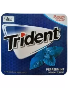 خرید آدامس نعنا فلفلی تریدنت Trident Peppermint Sugar Free Gum
