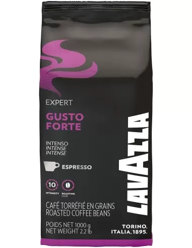خرید دانه قهوه گوستو فورته لاوازا Lavazza Gusto Forte Expert Coffee Beans