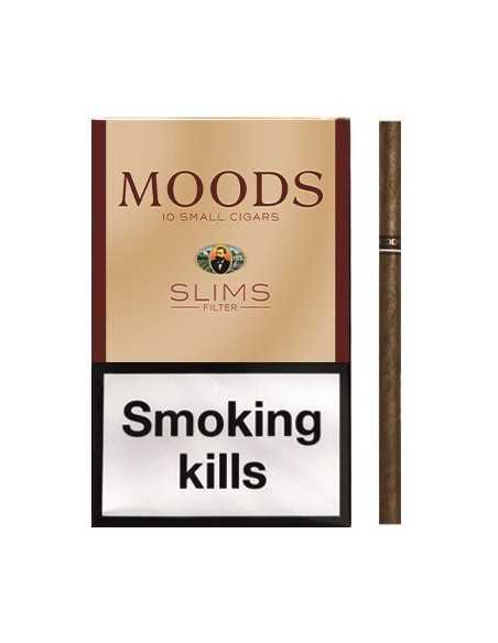 سیگار برگ مودز اسلیم فیلتر (سیگاریلو) Moods Slim Filter - (12 نخ)