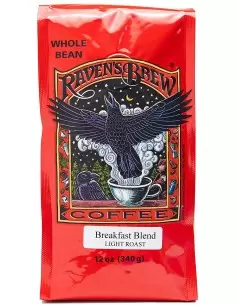 خرید دانه قهوه برکفست بلند راونز برو Raven's Brew Breakfast Blend Coffee BeansBeans