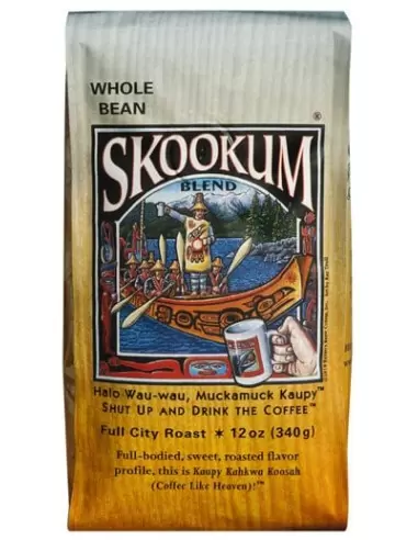 خرید دانه قهوه اسکوکوم راونز برو Raven's Brew Skookum Blend Full City Coffee Beans