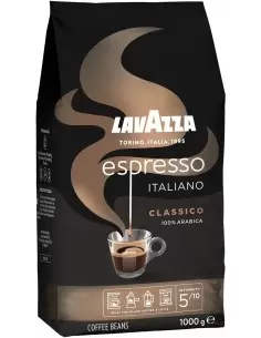 دانه قهوه لاوازا (لاواتزا) اسپرسو ایتالیانو مشکی Lavazza Espresso Italiano Classico 1000gr