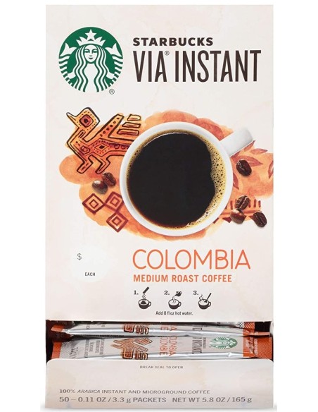خرید قهوه فوری کلمبیا استارباکس Starbucks Colombia Instant Coffee