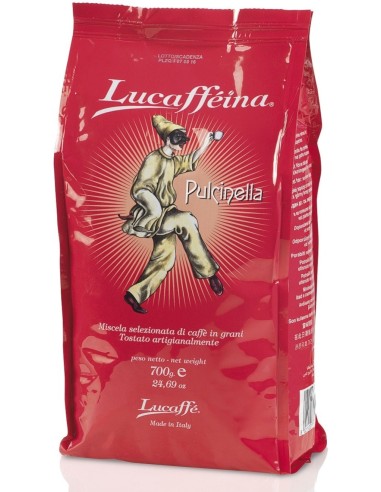 خرید دانه قهوه پولچینلا لوکافه Lucaffe Pulcinella Coffee Beans