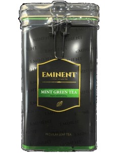 خرید چای سبز با طعم نعنا قوطی فلزی امیننت Eminent Mint Green Tea