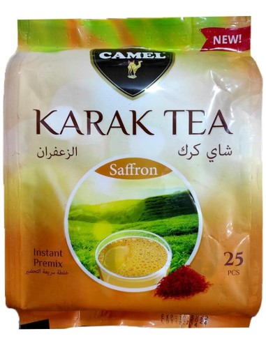 خرید چای کرک زعفرانی کمل Camel Saffron Karak Tea