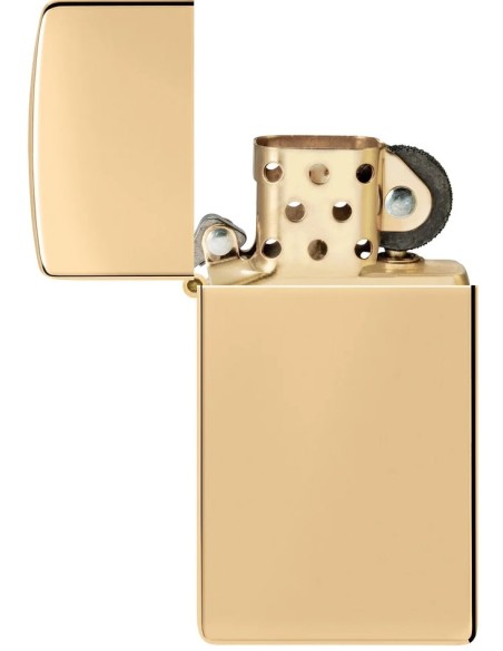 خرید فندک زیپو اسلیم Zippo 1654B (Slim Solid Brass W/O Letters)