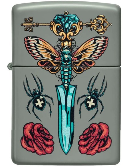 خرید فندک زیپو Zippo 49860 (Gothic Dagger Design)