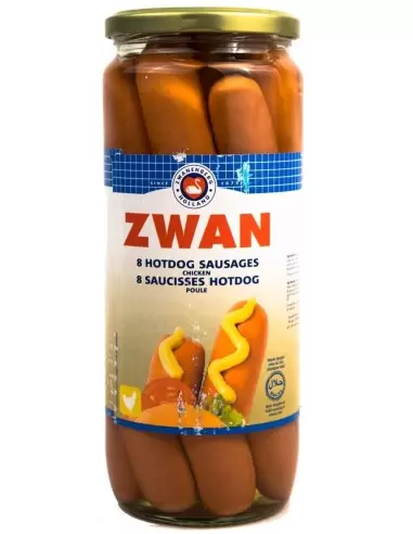 قیمت خرید فروش سوسیس هات داگ مرغ زوان Zwan chicken hot dog sausages 520g