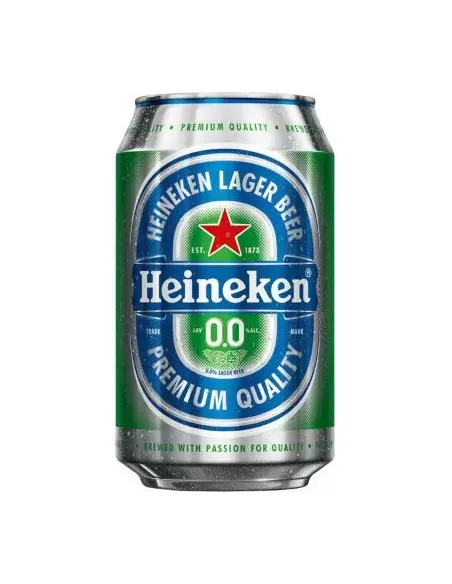 آبجو بدون الکل هینیکن (هنیکن-هنکن) هلندی قوطی فلزی Heineken Non Alcoholic 330ml