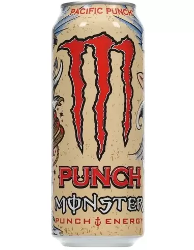 نوشیدنی انرژی زا مانستر پسیفیک پانچ دوبل Monster Energy Pacific Punch 500ml