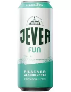 آبجو بدون الکل جیور فان (جور-ژور فان) بدون شکر آلمانی قوطی فلزی Jever Fun 500ml
