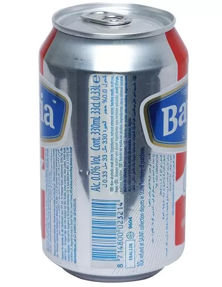آبجو بدون الکل باواریا اوریجینال (دلستر مالت-گندم) قوطی Bavaria Original 330ml