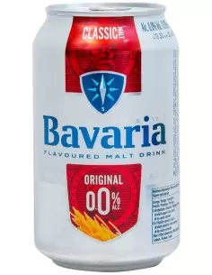 آبجو بدون الکل باواریا اوریجینال (دلستر مالت-گندم) قوطی Bavaria Original 330ml