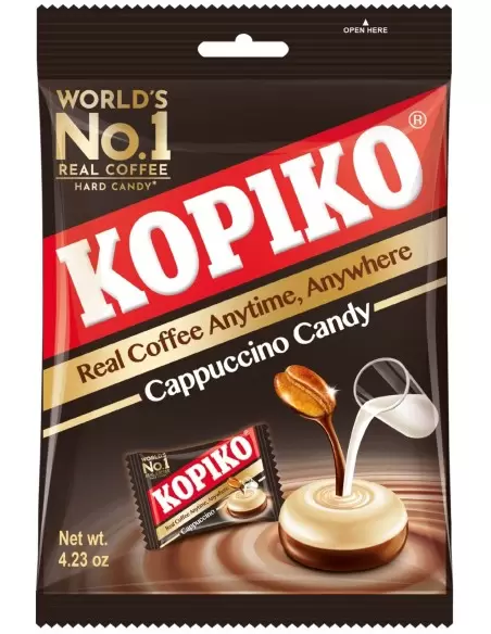 خرید آبنبات قهوه کوپیکو کاپوچینو 175 گرمی Kopiko Cappuccino Candy