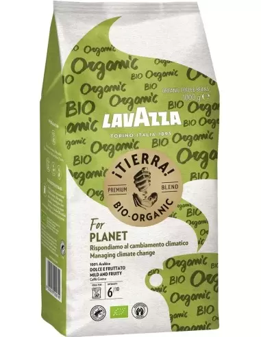 خرید دانه قهوه لاوازا ارگانیک تیرا 1 کیلویی Lavazza iTierra! Organic Whole Bean