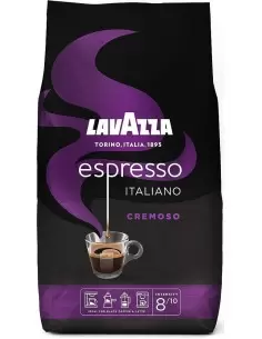 خرید دانه قهوه لاوازا اسپرسو ایتالیانو کرموسو 1 کیلویی Lavazza Espresso Italiano Cremoso Bean