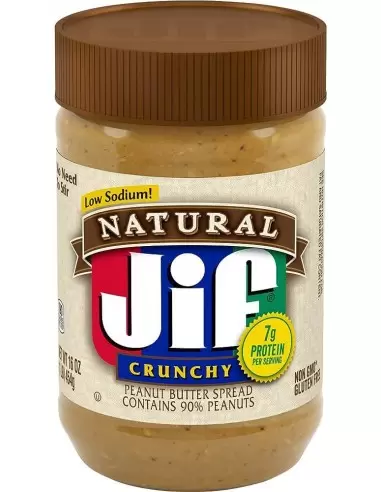 کره بادام زمینی جیف نچرال کم سدیم Jif Natural...