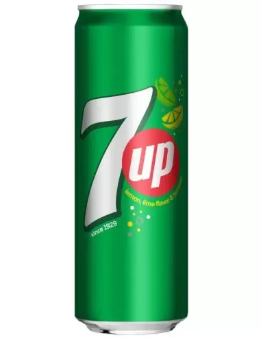 قیمت خرید نوشابه سون اپ اصلی قوطی فلزی بلند عمانی 7up 330ml