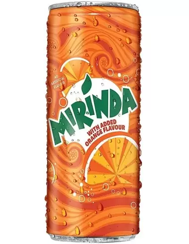 قیمت خرید نوشابه میرندا اصلی عمانی با طعم پرتقال قوطی فلزی بلند Mirinda 330ml