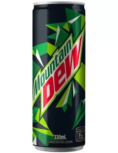 قیمت خرید نوشابه مانتین دیو - مانتن دوو اصلی قوطی فلزی بلند عمانی Mountain Dew 330ml