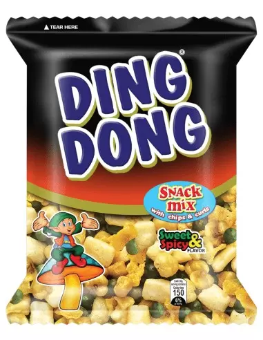 قیمت خرید آجیل دینگ دونگ چیپس و فر تند و شیرین Ding Dong Snack Mix Sweet & Spicy 100gr
