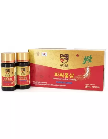 نوشیدنی انرژی زا جینسینگ کره ای قرمز 6 ساله Kg Lab Ginseng Energy Drink 70ml