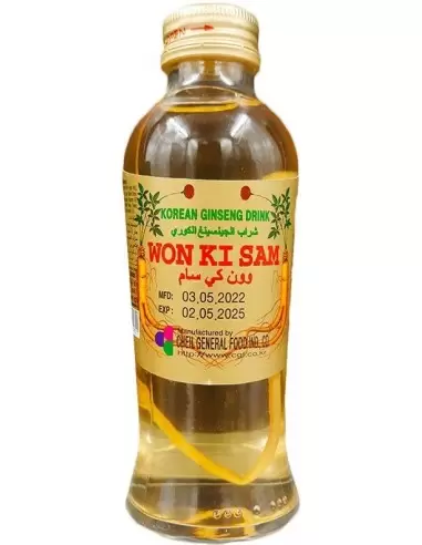قیمت خرید نوشیدنی جینسینگ کره ای ون کی سام با ریشه Won Ki Sam Drink 120ml