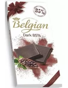 قیمت خرید شکلات تلخ بلژین دارک 100 گرمی Belgian Dark Chocolate 85%