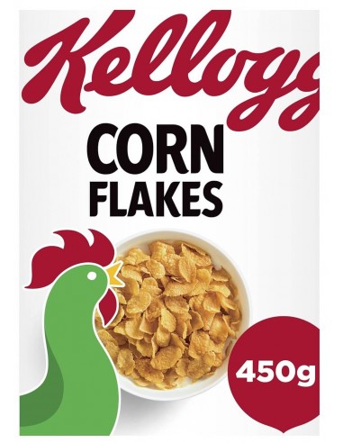 قیمت خرید کورن فلکس (غلات صبحانه) خروسی کلاگز انگلیسی 450 گرمی Kellogg's Corn Flakes Kellogg's Corn Flakes