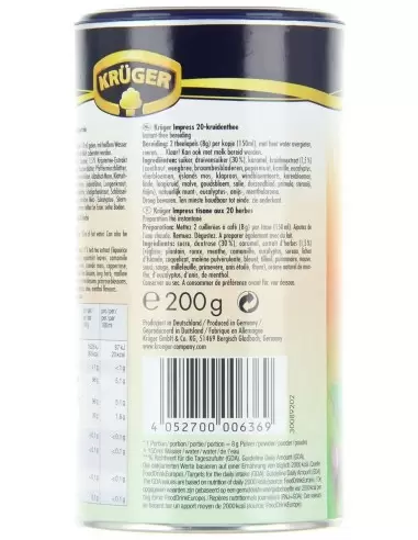 دمنوش بیست گیاه کروگر ایمپرس 200 گرمی Kruger...