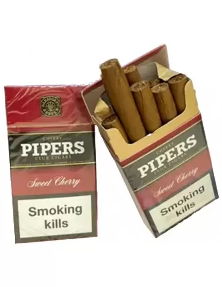 سیگار برگ پایپرز سویت چری (گیلاس) Pipers Club Cigars Sweet Cherry - بسته 10نخی