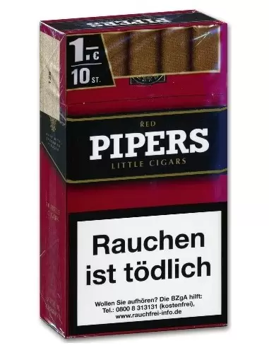 سیگار برگ پایپرز سویت چری (گیلاس) Pipers Club...