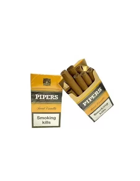 سیگار برگ پایپرز سوییت وانیل Pipers Club Cigars Sweet Vanilla - بسته 10نخی
