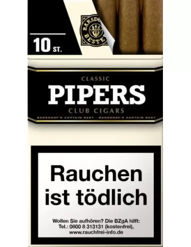 سیگار برگ پایپرز کلاسیک Pipers Club Cigars Classic - بسته 10نخی