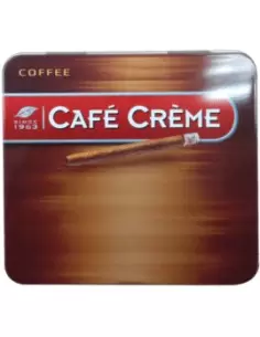 سیگار برگ کافی کرم کافی با طعم قهوه جعبه فلزی (سیگاریلو) Cafe Creme Coffee- (10 نخی)