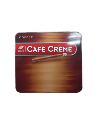 سیگار برگ کافی کرم کافی با طعم قهوه جعبه فلزی (سیگاریلو) Cafe Creme Coffee- (10 نخی)