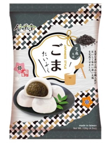 قیمت و خرید شیرینی تایوانی موچی بامبو هاوس با طعم کنجد 120 گرمی Bamboo House Japanese Style Sesame Mochi