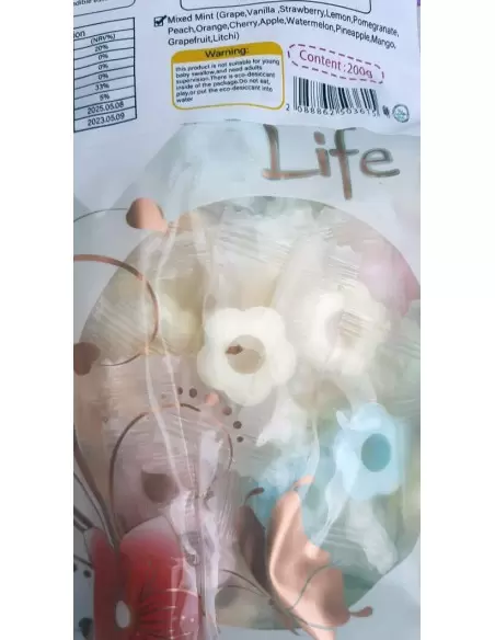 آبنبات نعنایی بدون قند ژاپنی ستاره ای 200 گرمی Sugar Free Mint Candy