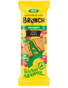 خرید کراکر غلات برانچ با فیلینگ کرم انبه-56 گرمی Brunch Sweet Mango Sandwich