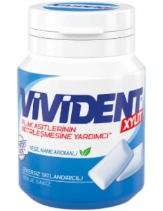 خرید آآدامس ویویدنت زالیتول با طعم نعناع 67 گرمی Vivident Xylit Green Mint Gum