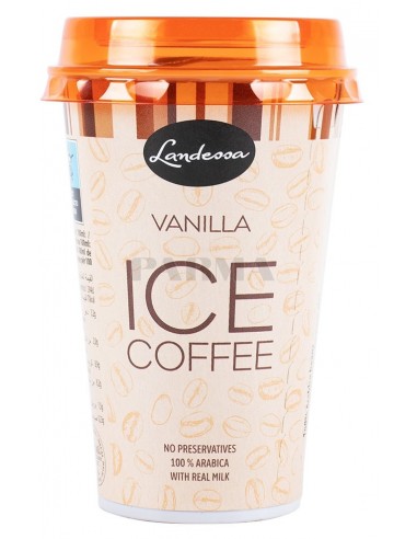 خرید آیس کافی وانیلی لیوانی لندسا 230 میل Landessa Vanilla Ice Coffee